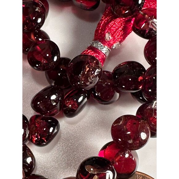 Garnet 8 inch Beads India - Picture 4 of 6